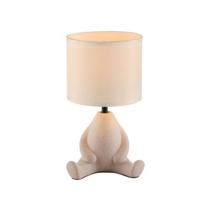 JUST LIGHT. 14190-39 - Stona lampa TED 1xE27/25W/230V bež