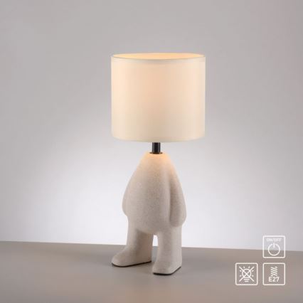 JUST LIGHT. 14191-39 - Stona lampa TED 1xE27/25W/230V bež