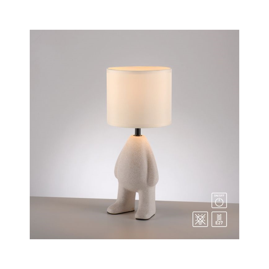 JUST LIGHT. 14191-39 - Stona lampa TED 1xE27/25W/230V bež
