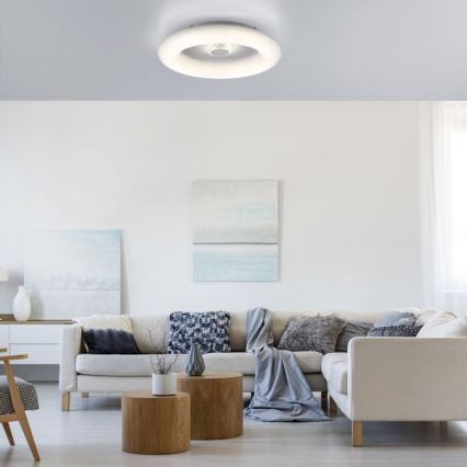 JUST LIGHT. 14383-16 - LED Prigušiva plafonjera VERTIGO LED/26W/230V 2700-5000K bela + Daljinski upravljač