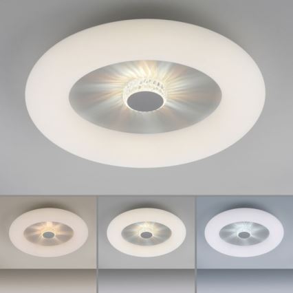 JUST LIGHT. 14383-16 - LED Prigušiva plafonjera VERTIGO LED/26W/230V 2700-5000K bela + Daljinski upravljač