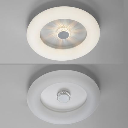 JUST LIGHT. 14383-16 - LED Prigušiva plafonjera VERTIGO LED/26W/230V 2700-5000K bela + Daljinski upravljač