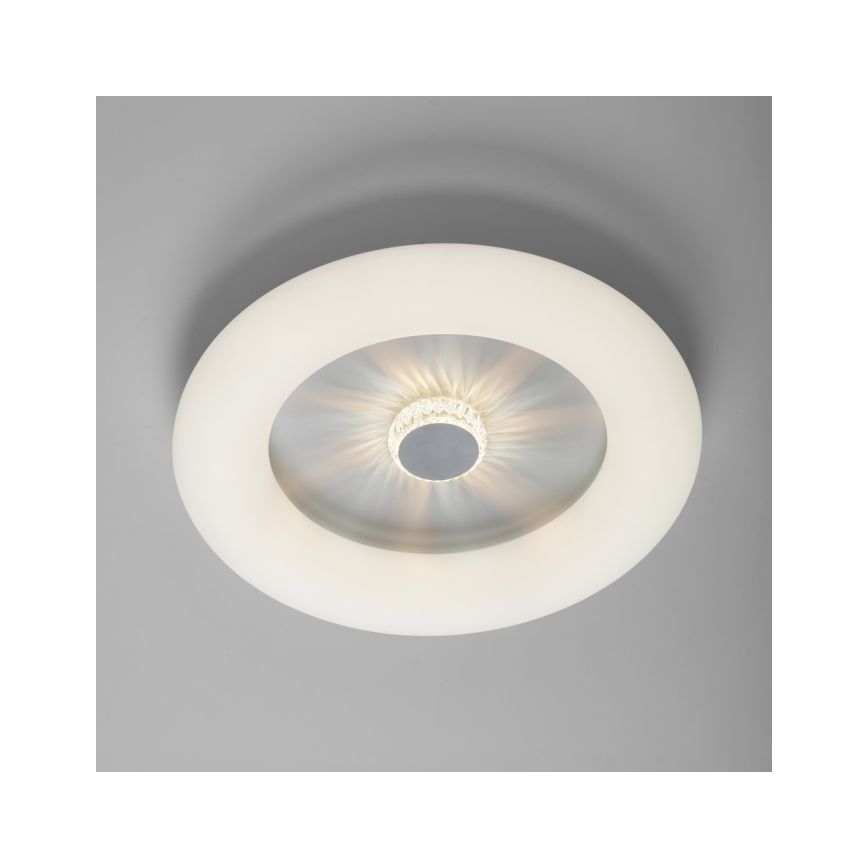 JUST LIGHT. 14383-16 - LED Prigušiva plafonjera VERTIGO LED/26W/230V 2700-5000K bela + Daljinski upravljač