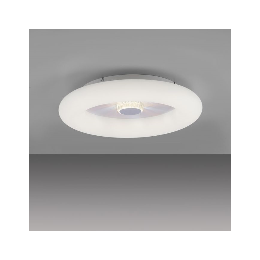 JUST LIGHT. 14383-16 - LED Prigušiva plafonjera VERTIGO LED/26W/230V 2700-5000K bela + Daljinski upravljač