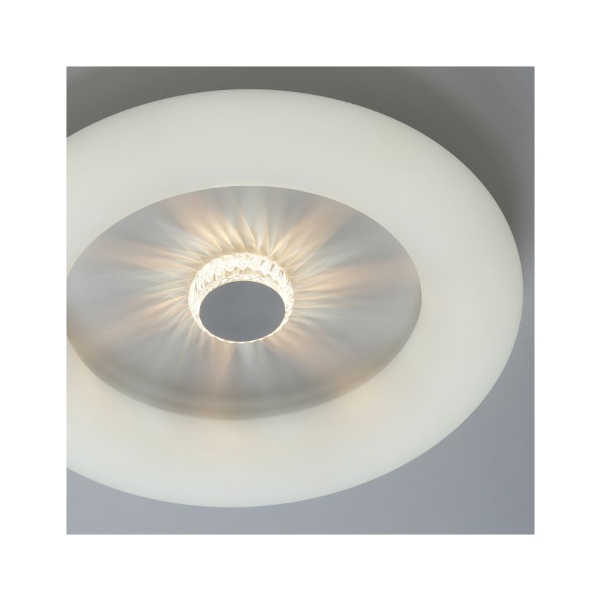 JUST LIGHT. 14383-16 - LED Prigušiva plafonjera VERTIGO LED/26W/230V 2700-5000K bela + Daljinski upravljač