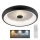 JUST LIGHT. 14384-18 - LED Prigušiva plafonjera VERTIGO LED/29W/230V 2700-5000K crno + Daljinski upravljač
