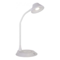 JUST LIGHT. 14414-16 - LED prigušiva fleksibilna dodirna stona lampa sa bežičnim punjenjem PUCKI LED/4,5W/230V bela