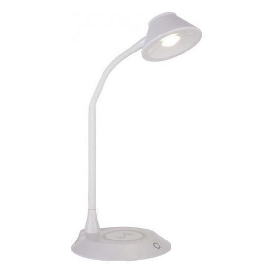 JUST LIGHT. 14414-16 - LED prigušiva fleksibilna dodirna stona lampa sa bežičnim punjenjem PUCKI LED/4,5W/230V bela