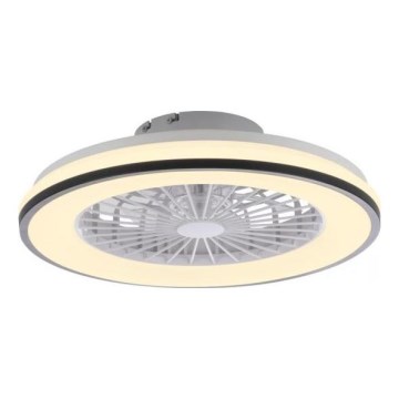 JUST LIGHT. 14447-18 - LED RGBW prigušiva plafonski ventilator sa svetlom LENO LED/44W/230V 3000-6500K prečnik 48,6 cm bela + daljinski upravljač