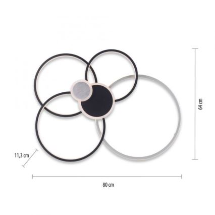 JUST LIGHT. 14549-18 - LED Plafonjera PAPILON LED/35W/230V