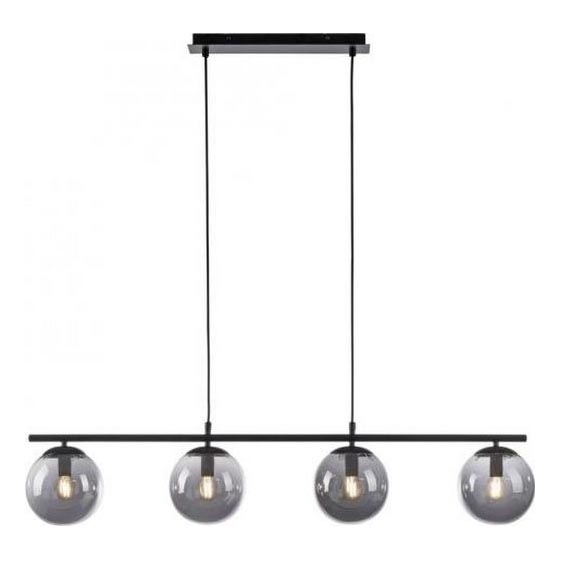 JUST LIGHT. 14604-18 - Luster na sajli WIDOW 4xE14/25W/230V crno