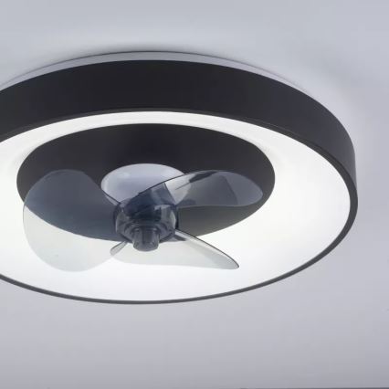 JUST LIGHT. 14644-18 - LED Prigušiva plafonjera sa ventilatorom VENIKA LED/36W/230V pr. 48,6 cm 2700-5000K + Daljinski upravljač
