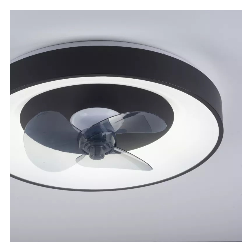 JUST LIGHT. 14644-18 - LED Prigušiva plafonjera sa ventilatorom VENIKA LED/36W/230V pr. 48,6 cm 2700-5000K + Daljinski upravljač