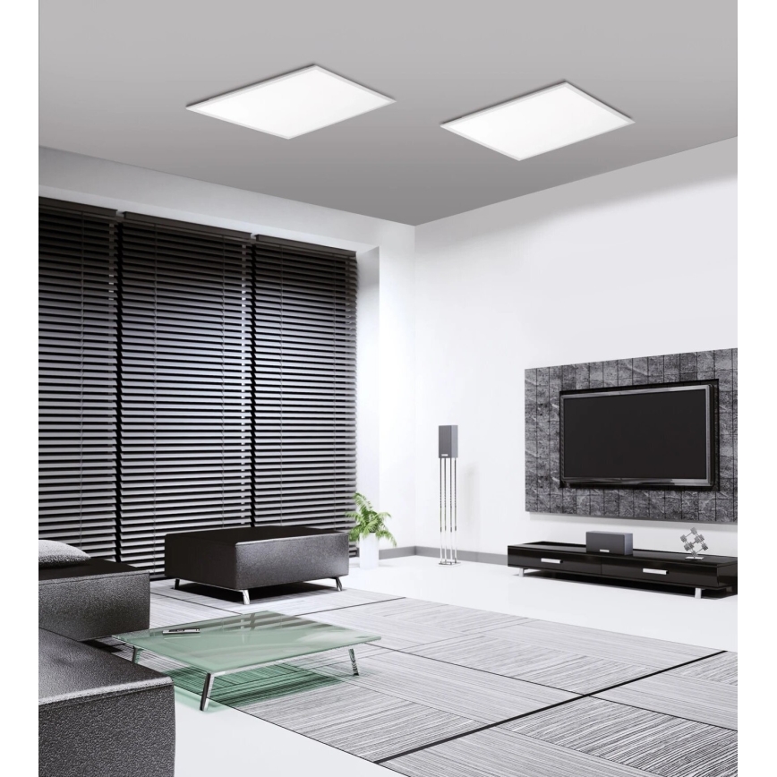 JUST LIGHT. 14681-16 - LED RGB Prigušivi nadgradni panel LOLA FLAT LED/28W/230V 2700-5000K + Daljinski upravljač