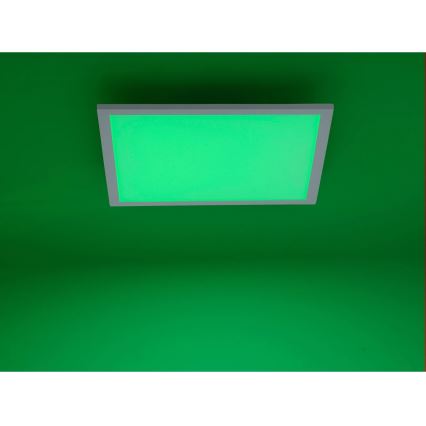 JUST LIGHT. 14681-16 - LED RGB Prigušivi nadgradni panel LOLA FLAT LED/28W/230V 2700-5000K + Daljinski upravljač