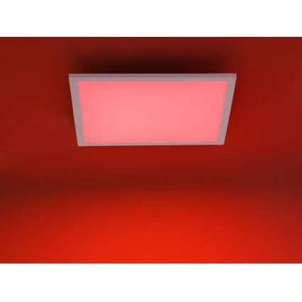 JUST LIGHT. 14681-16 - LED RGB Prigušivi nadgradni panel LOLA FLAT LED/28W/230V 2700-5000K + Daljinski upravljač