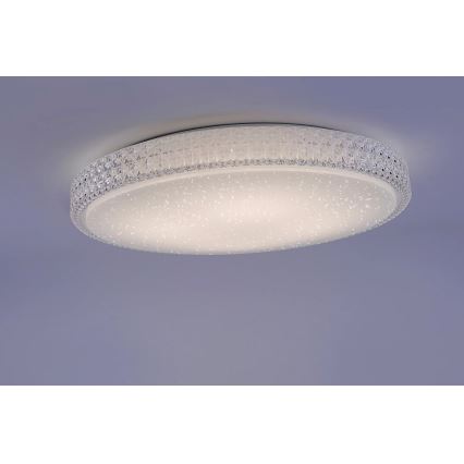JUST LIGHT. 14745-00 - LED RGB Prigušiva plafonjera FRIDA LED/36W/230V 2700-5000K + Daljinski upravljač