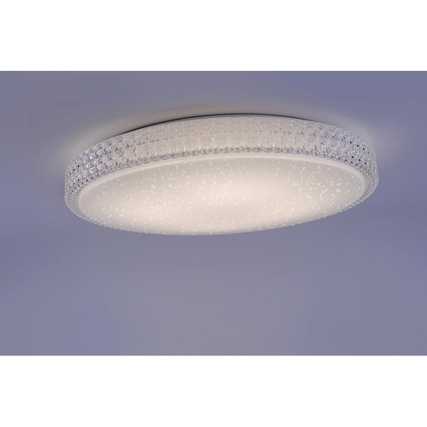 JUST LIGHT. 14745-00 - LED RGB Prigušiva plafonjera FRIDA LED/36W/230V 2700-5000K + Daljinski upravljač