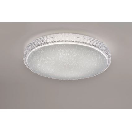 JUST LIGHT. 14745-00 - LED RGB Prigušiva plafonjera FRIDA LED/36W/230V 2700-5000K + Daljinski upravljač