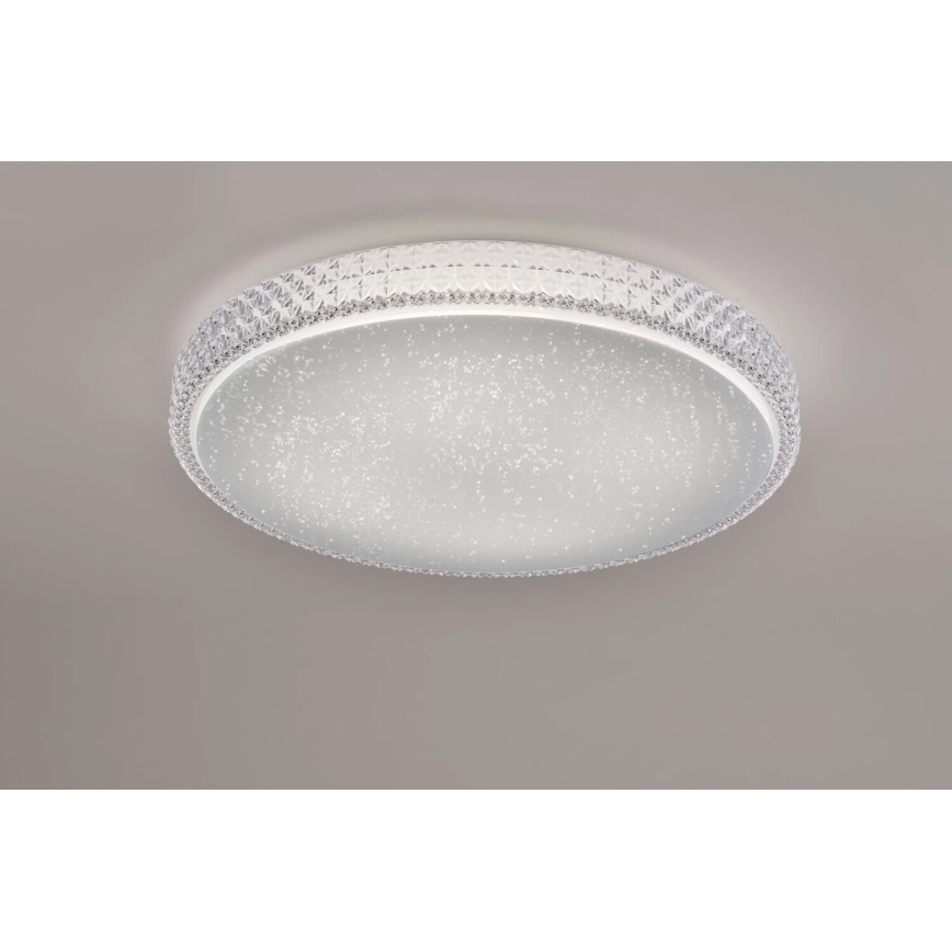 JUST LIGHT. 14745-00 - LED RGB Prigušiva plafonjera FRIDA LED/36W/230V 2700-5000K + Daljinski upravljač