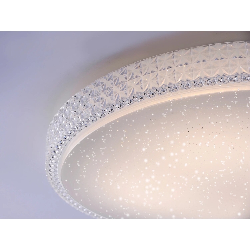 JUST LIGHT. 14745-00 - LED RGB Prigušiva plafonjera FRIDA LED/36W/230V 2700-5000K + Daljinski upravljač