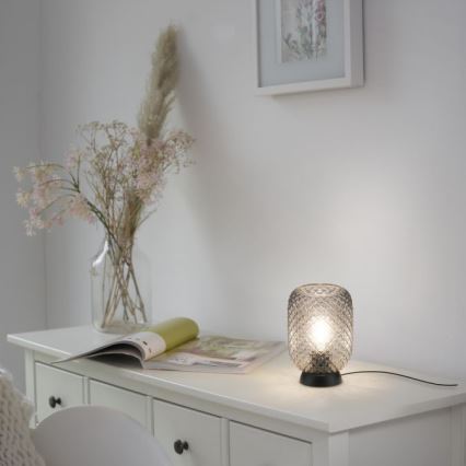 JUST LIGHT. 14906-18 - Stona lampa REISHI 1xE27/40W/230V crno