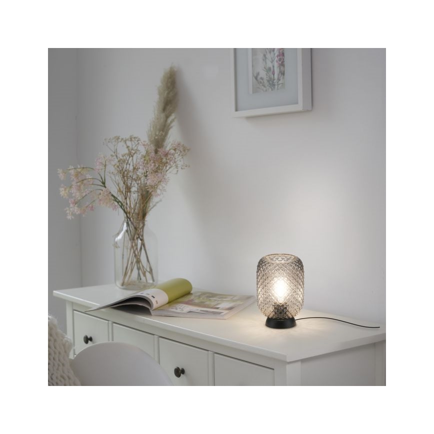 JUST LIGHT. 14906-18 - Stona lampa REISHI 1xE27/40W/230V crno