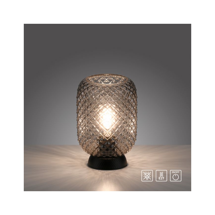 JUST LIGHT. 14906-18 - Stona lampa REISHI 1xE27/40W/230V crno