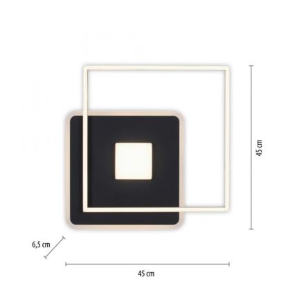 JUST LIGHT. 15045-18 - LED Prigušiva plafonjera DOMINO LED/26W/230V