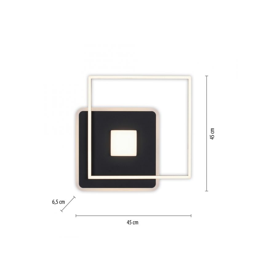 JUST LIGHT. 15045-18 - LED Prigušiva plafonjera DOMINO LED/26W/230V