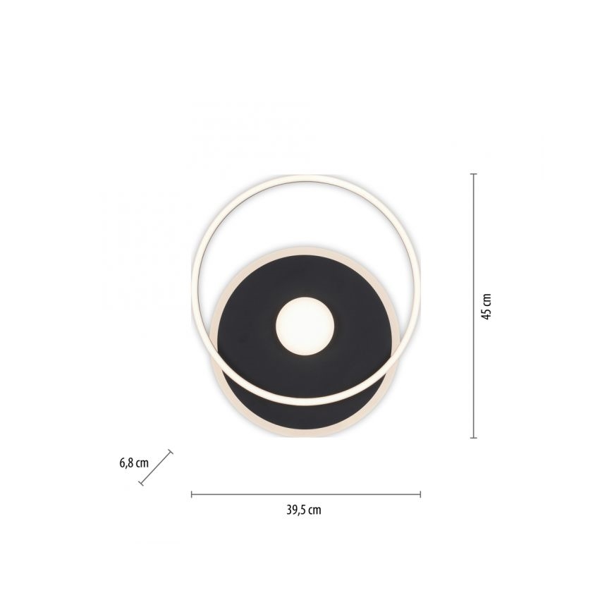 JUST LIGHT. 15046-18 - LED Prigušiva plafonjera DOMINO LED/26,5W/230V
