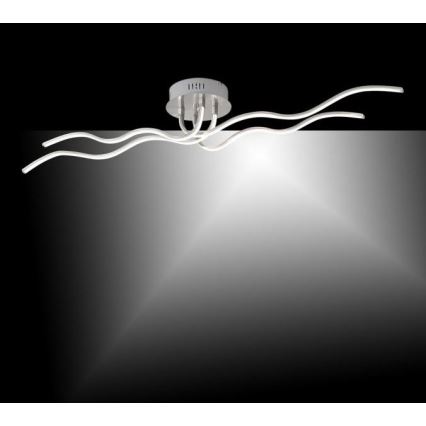 JUST LIGHT. 15126-55 - LED Plafonski luster WAVE LED/29,4W/230V mat hrom