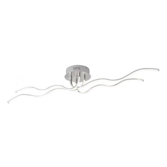 JUST LIGHT. 15126-55 - LED Plafonski luster WAVE LED/29,4W/230V mat hrom