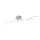 JUST LIGHT. 15126-55 - LED Plafonski luster WAVE LED/29,4W/230V mat hrom