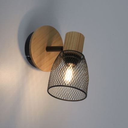JUST LIGHT. 15191-79 - Zidna reflektorska lampa TAMIS 1xE14/10W/230V bor