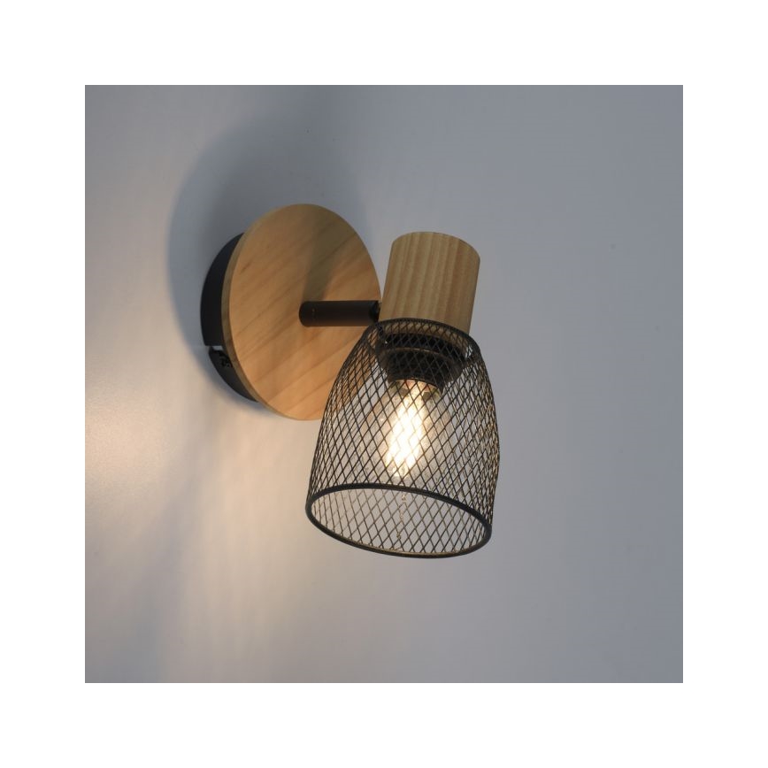JUST LIGHT. 15191-79 - Zidna reflektorska lampa TAMIS 1xE14/10W/230V bor