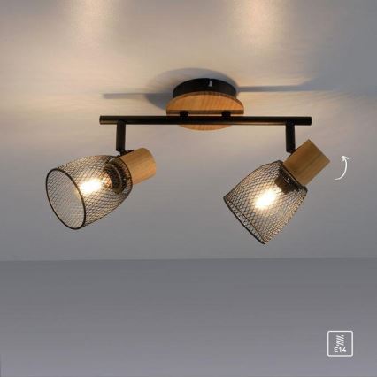 JUST LIGHT. 15192-79 - Reflektorska lampa TAMIS 2xE14/10W/230V