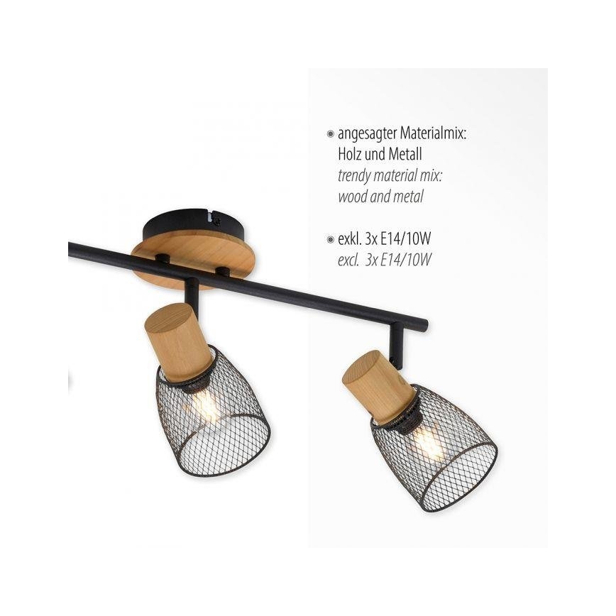 JUST LIGHT. 15193-79 - Reflektorska lampa TAMIS 3xE14/10W/230V