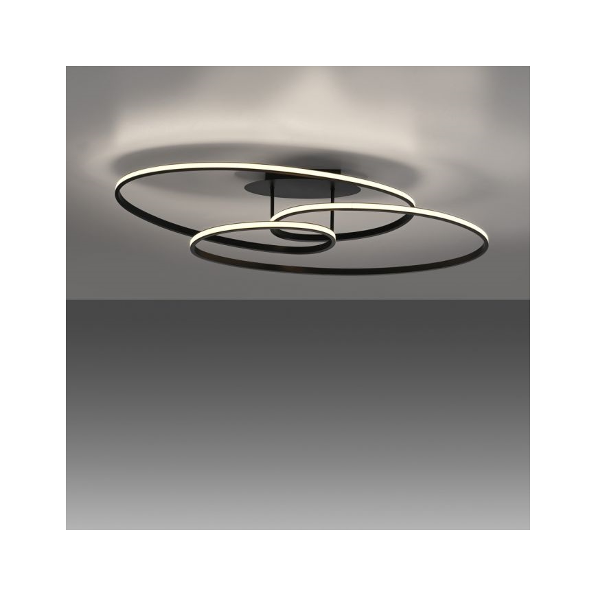 JUST LIGHT. 15321-18 - LED Plafonjera LUMACA LED/33W/230V crno