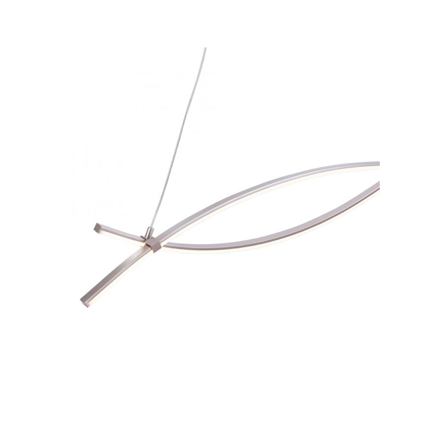 JUST LIGHT. 15382-55 - LED luster na sajli MAJA 2xLED/8,4W/230V mat krom