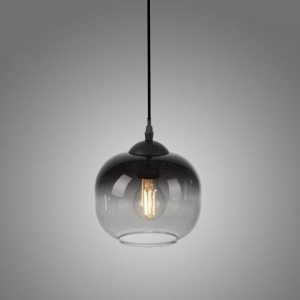 JUST LIGHT. 15420-18 - Luster na sajli ZEA 1xE27/25W/230V crno