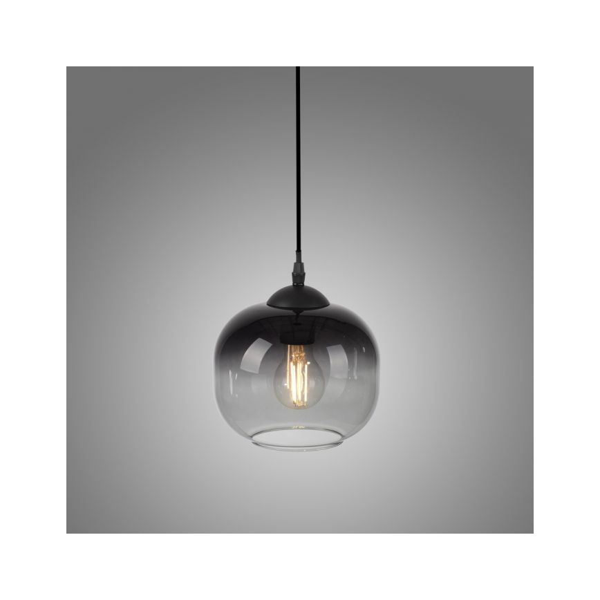 JUST LIGHT. 15420-18 - Luster na sajli ZEA 1xE27/25W/230V crno