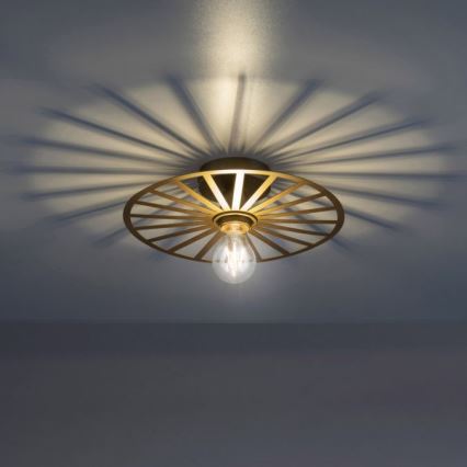 JUST LIGHT. 15635-60 - Plafonjera SPIKE 1xE27/40W/230V pr. 30 cm mesing