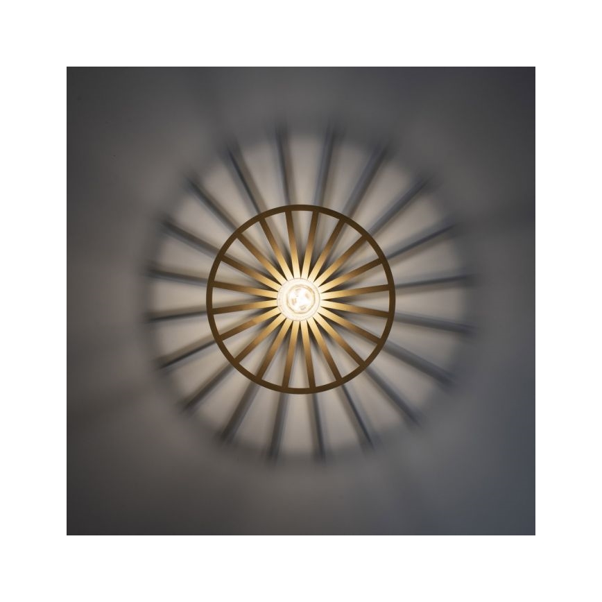 JUST LIGHT. 15635-60 - Plafonjera SPIKE 1xE27/40W/230V pr. 30 cm mesing