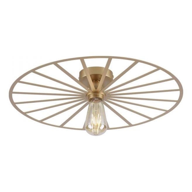 JUST LIGHT. 15636-60 - Plafonjera SPIKE 1xE27/40W/230V pr. 50 cm mesing