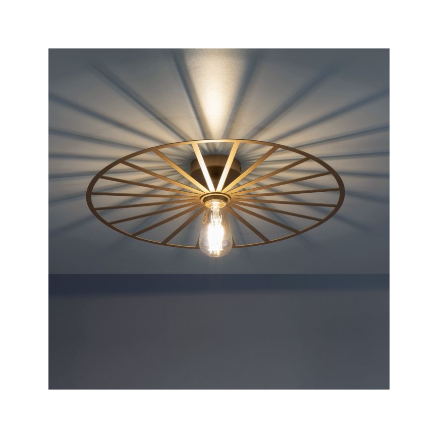 JUST LIGHT. 15636-60 - Plafonjera SPIKE 1xE27/40W/230V pr. 50 cm mesing