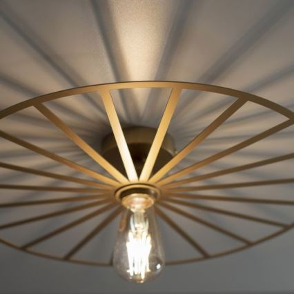 JUST LIGHT. 15636-60 - Plafonjera SPIKE 1xE27/40W/230V pr. 50 cm mesing