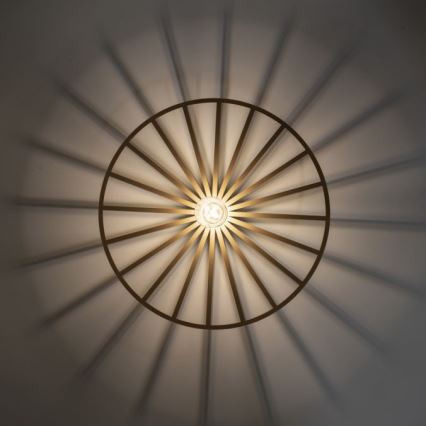 JUST LIGHT. 15636-60 - Plafonjera SPIKE 1xE27/40W/230V pr. 50 cm mesing
