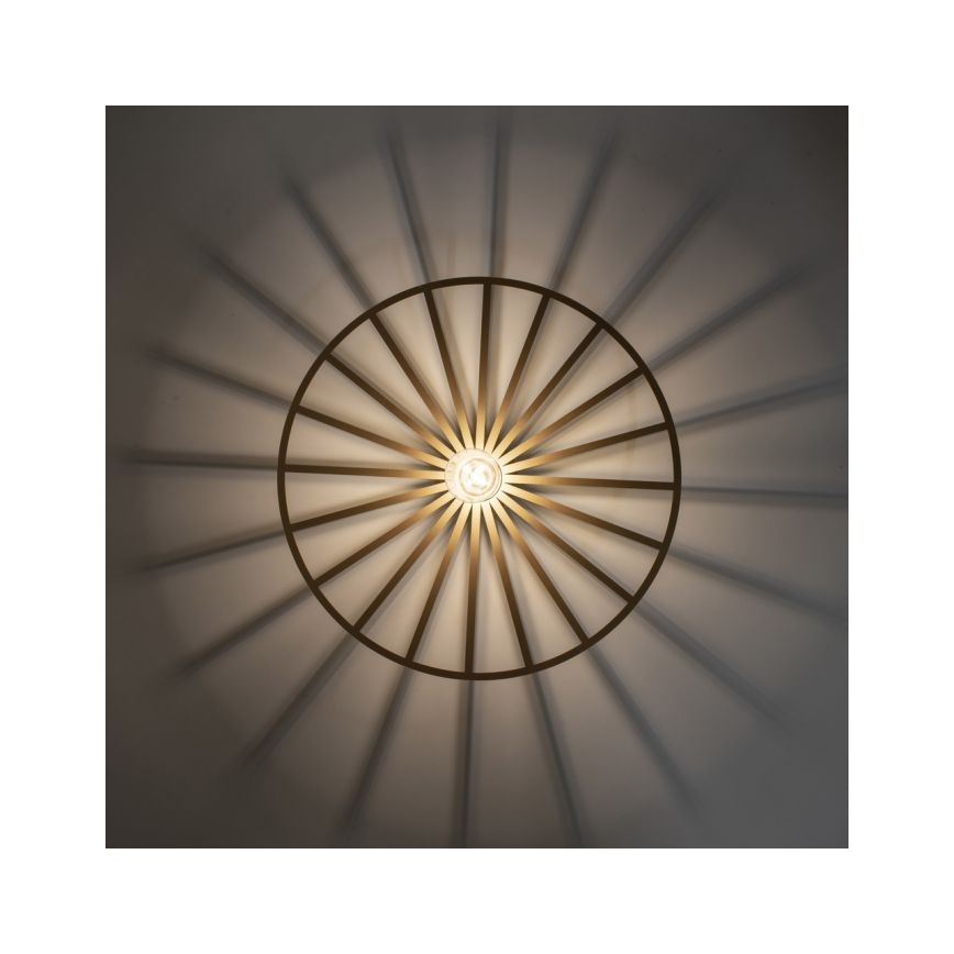JUST LIGHT. 15636-60 - Plafonjera SPIKE 1xE27/40W/230V pr. 50 cm mesing