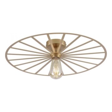 JUST LIGHT. 15636-60 - Stropno svetlo SPIKE 1xE27/40W/230V Ø 50 cm mesing